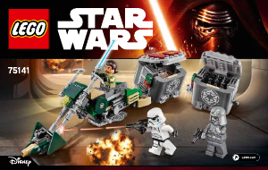 Mode d’emploi Lego set 75141 Star Wars Le speeder bike de Kanan