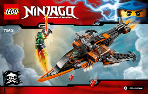 Manual de uso Lego set 70601 Ninjago Tiburón aéreo