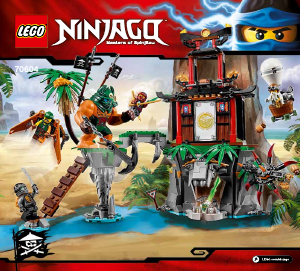 Manuale Lego set 70604 Ninjago Isola di Tiger Widow