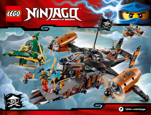 Manual Lego set 70605 Ninjago Nava Misfortune's keep