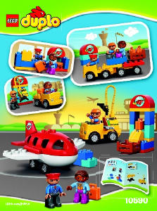 Manual Lego set 10590 Duplo Aeroporto