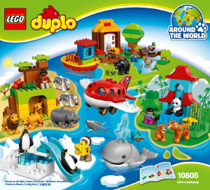 Manual de uso Lego set 10805 Duplo Alrededor del mundo