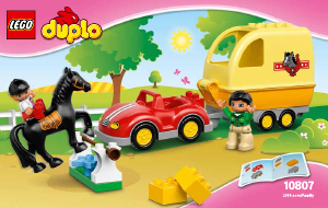 Manuale Lego set 10807 Duplo Cavallo e rimorchio