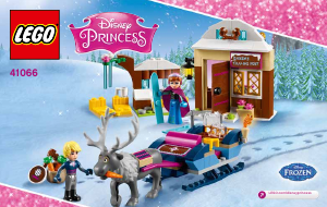 Manual de uso Lego set 41066 Disney Princess Aventura en trineo de Anna y Kristoff