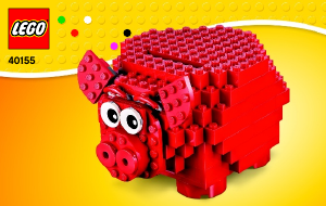 Manual Lego set 40155 Creator Piggy bank