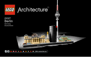 Brugsanvisning Lego set 21027 Architecture Berlin