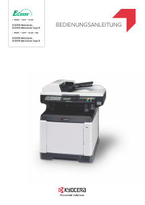 Bedienungsanleitung Kyocera M6026cdn ECOSYS Multifunktionsdrucker