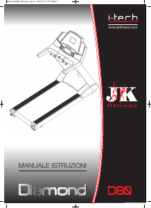 Manuale JK Fitness D80 Diamond Tapis roulant