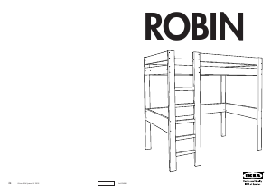 Руководство IKEA ROBIN Кровать-чердак