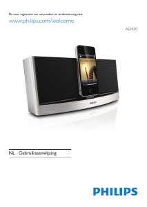 Handleiding Philips AD420 Speakerdock