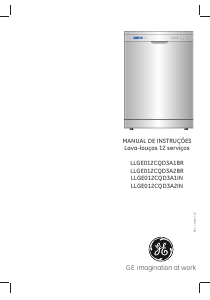 Manual GE LLGE012CQD3A2IN Máquina de lavar louça