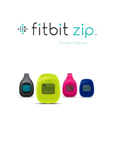 Handleiding Fitbit Zip Stappenteller