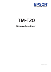 Bedienungsanleitung Epson TM-T20 Etikettendrucker