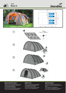 Handleiding Skandika Kemi 4 Tent