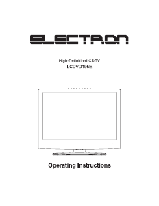 Handleiding Electron LCDVD195E LCD televisie