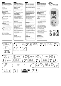 Instrukcja Elro TM80B Programator czasowy