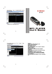 Manual Curtis MP1004 Mp3 Player