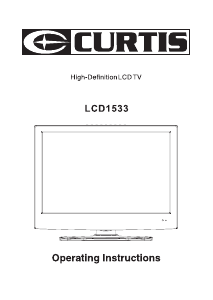 Manual Curtis LCD1533 LCD Television