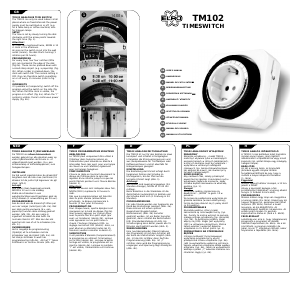 Mode d’emploi Elro TM102 Interrupteur minuteur