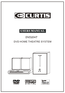 Manual Curtis DVD2047 Home Theater System