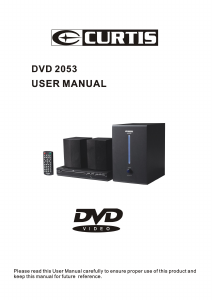 Manual Curtis DVD2053 Home Theater System