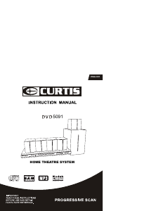 Handleiding Curtis DVD5091 Home cinema set