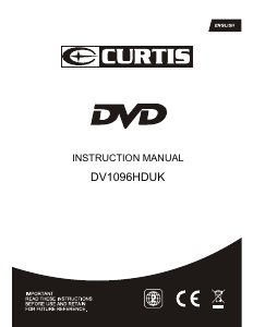 Manual Curtis DV1096HDUK DVD Player