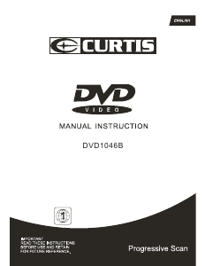 Manual Curtis DVD1046B DVD Player