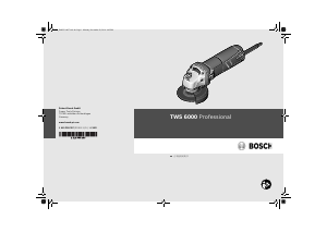 Manual Bosch TWS 6000 Angle Grinder