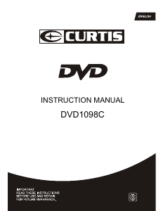 Handleiding Curtis DVD1098C DVD speler