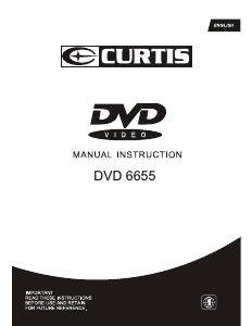 Manual Curtis DVD6655 DVD Player