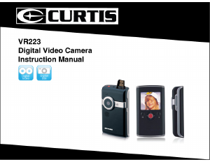 Manual Curtis VR223 Camcorder