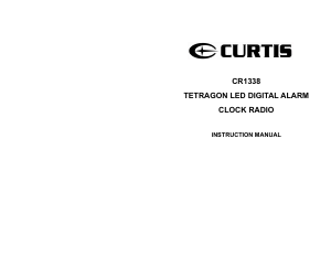 Manual Curtis CR1338 Alarm Clock Radio