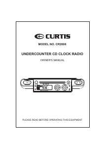 Manual Curtis CR2606 Alarm Clock Radio