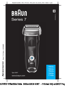 Manual de uso Braun 7740s Afeitadora