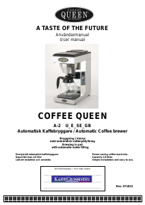Bruksanvisning Coffee Queen A-2 Kaffebryggare