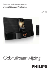 Handleiding Philips AJ7041D Speakerdock