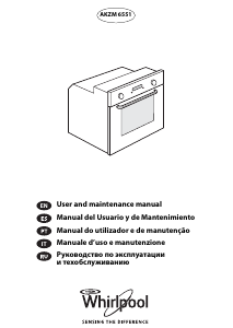 Manual Whirlpool AKZM 6551/IXL Oven