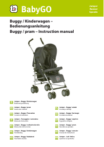 Instrukcja BabyGO Runner Wózek