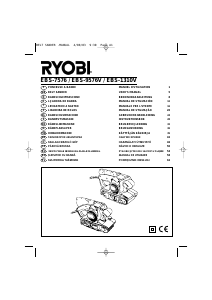 Bruksanvisning Ryobi EBS-7576 Bandslipar