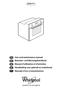 Manual Whirlpool AKZM 751/IX Oven