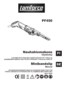 Bruksanvisning Tamforce PF450 Bandslipar