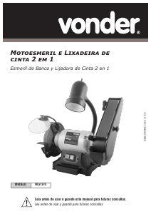 Manual de uso Vonder MLV 370 Amoladora de banco