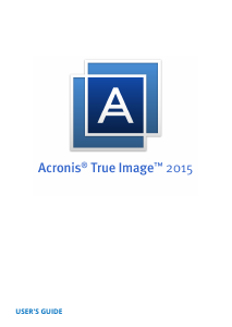 Manual Acronis True Image 2015