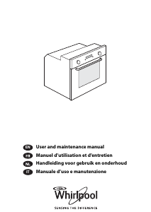 Manual Whirlpool AKZM 768/IX Oven