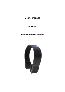 Manual Wintech WHB-15 Headphone