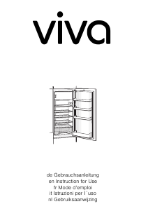 Bedienungsanleitung Viva VVIL1820 Kühlschrank