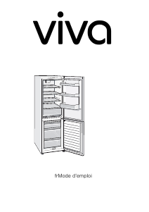 Mode d’emploi Viva VVC36V00S Réfrigérateur combiné