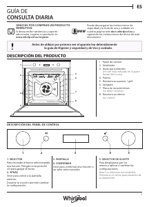 Manual de uso Whirlpool OAKZ9 379 H IX Horno
