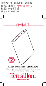 Manual Terraillon Activi-T Pod Step Counter